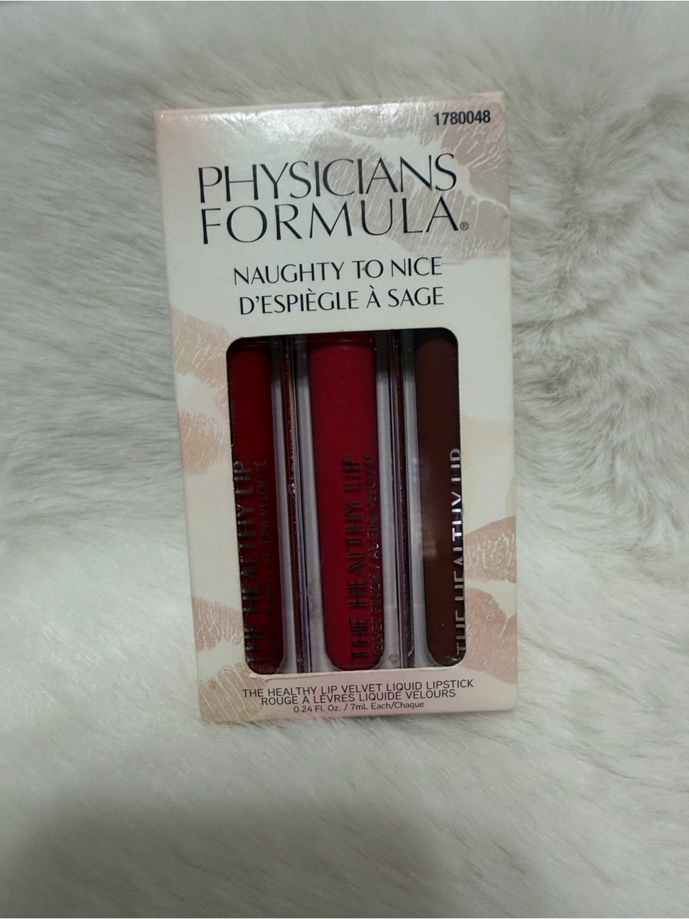 Physicians Formula Naughty to Nice Lip Velvet Liquid Lipstick Trio - Red & Nut